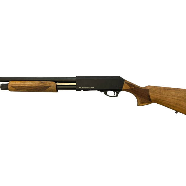 PUMP ACTION AKSA PA-1201 KAL. 12/76, DREWNO 5+1