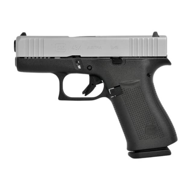 Glock 43X Silver - kal. 9x19mm